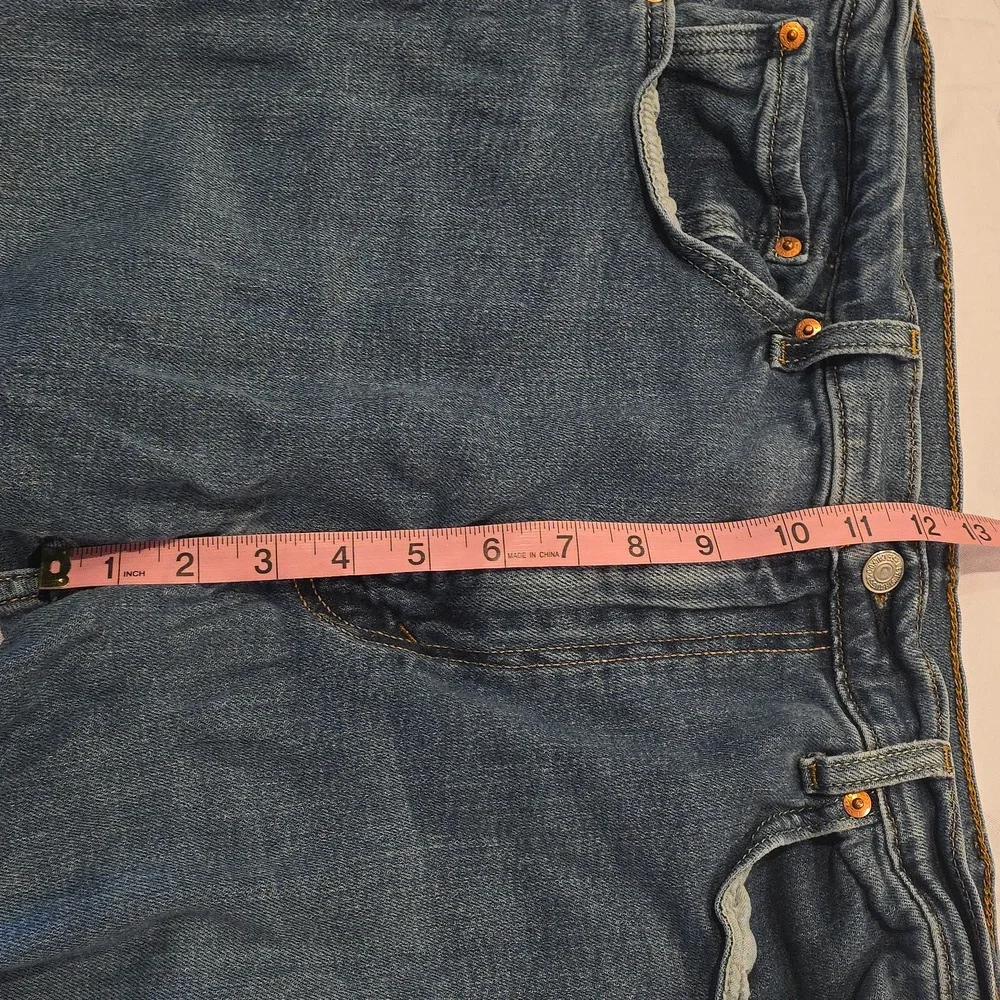 Levi's Men's 505 Relaxed Straight Stretch‎ Blue Jeans 38x32